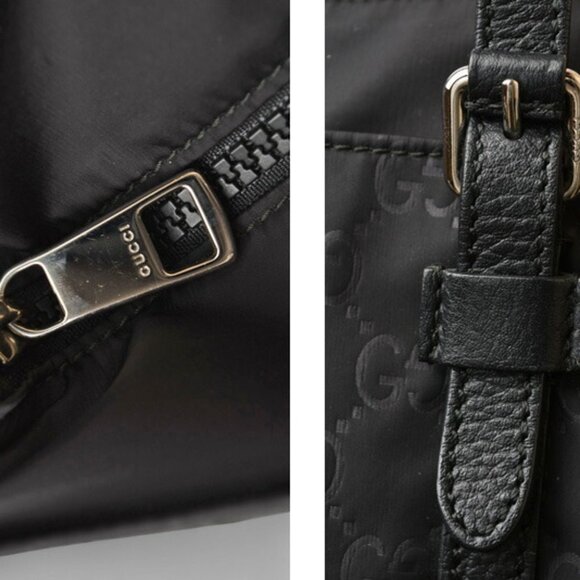 GUCCI Black Leather Shoulder Bag - Picture 5 of 16